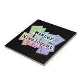 マスターのMixologistのバーテンダーのコースターのタイル タイル (側面)