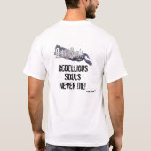 マスターを知っていない精神のため Tシャツ (裏面)