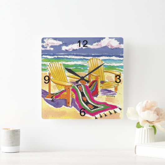 マスターウォール時計を表示 スクエア壁時計 (ホーム)