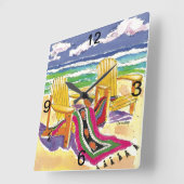 マスターウォール時計を表示 スクエア壁時計 (傾斜)