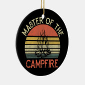 マスターオブザキャンファイアヴィンテージキャンピングパパ セラミックオーナメント (右)