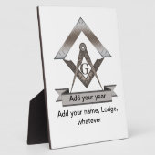 マスターオブザロッジ フォトプラーク (側面)