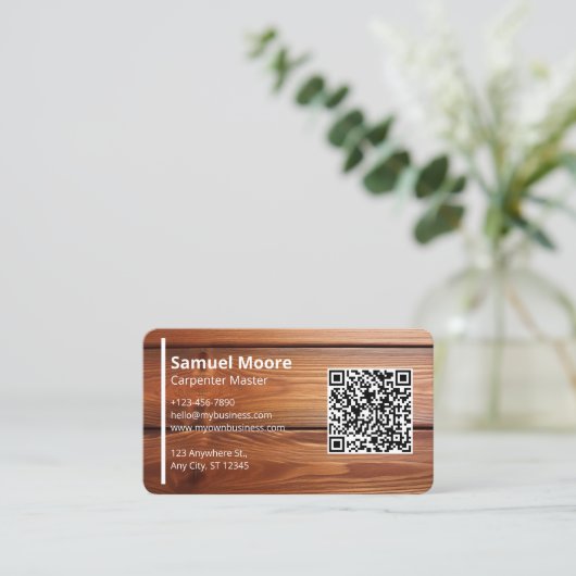 マスターカーペンターデザイン 名刺 (スタンド正面)