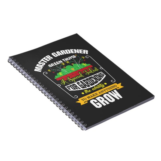 マスターガーデナーグリーンサムプラントフラワー ノートブック (右側)