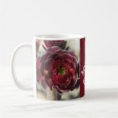 マスターガーデナー砂漠の多肉性フォトレッドプラント コーヒーマグカップ (左)