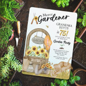 マスターガーデナー　誕生日ご招待 招待状