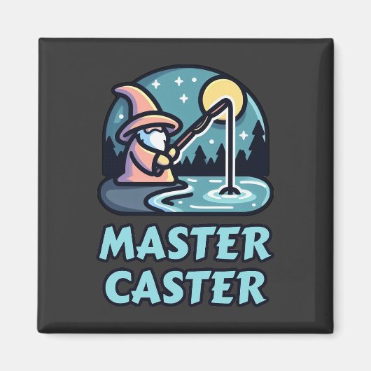 マスターキャスターファンタジー魚釣り マグネット (正面)