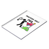 マスターゴルフpga ノートブック (左側)