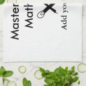 マスターシェフキッチンベーカリー調理師追加文字名cutl キッチンタオル (折り畳み)