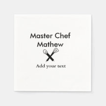マスターシェフキッチンベーカリー調理師追加文字名cutl