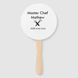 マスターシェフキッチンベーカリー調理師追加文字名cutl ハンドファン