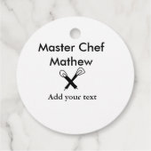 マスターシェフキッチンベーカリー調理師追加文字名cutl フェイバータグ (裏面)