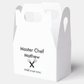 マスターシェフキッチンベーカリー調理師追加文字名cutl フェイバーボックス (オープン)