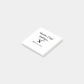 マスターシェフキッチンベーカリー調理師追加文字名cutl ポストイット (アングル)