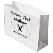 マスターシェフ キッチン ベーカリー クック 追加テキスト名 カット ラージペーパーバッグ (裏面アングル)