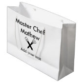 マスターシェフ キッチン ベーカリー クック 追加テキスト名 カット ラージペーパーバッグ (正面アングル)