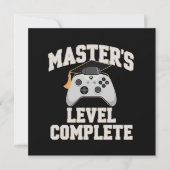 マスターズゲーマー大学院クラス2026卒業式 招待状 (正面)