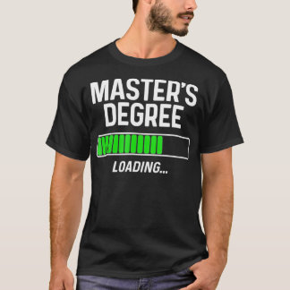 マスターズディグリーローディングシャツ卒業生Gi Tシャツ