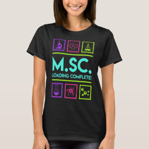 マスターズ学位のロード完全な科学マスター Tシャツ