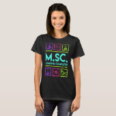 マスターズ学位のロード完全な科学マスター Tシャツ (正面フル)