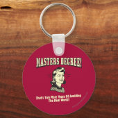 マスターズ度:世界を避実在ける キーホルダー (正面)