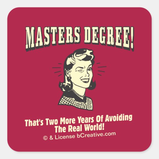 マスターズ度:世界を避実在ける スクエアシール (正面)