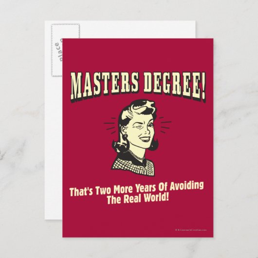 マスターズ度：世界を避実在ける ポストカード (正面/裏面)