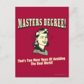 マスターズ度：世界を避実在ける ポストカード (正面)