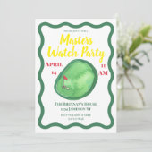 マスターズ ゴルフ ウォッチパーティー 招待状 (スタンド正面)