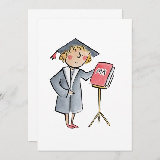 マスターズ 招待状 (正面/裏面)