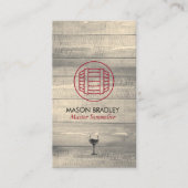 マスターソムリエワインバレルウッド 名刺 (正面)