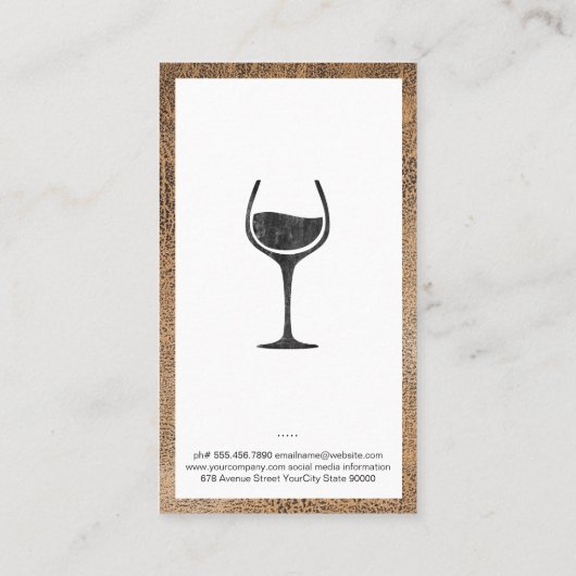 マスターソムリエワインバレル木製ボード 名刺 (裏面)