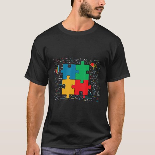 マスターソルバージグソーパズル数学 Tシャツ (正面)