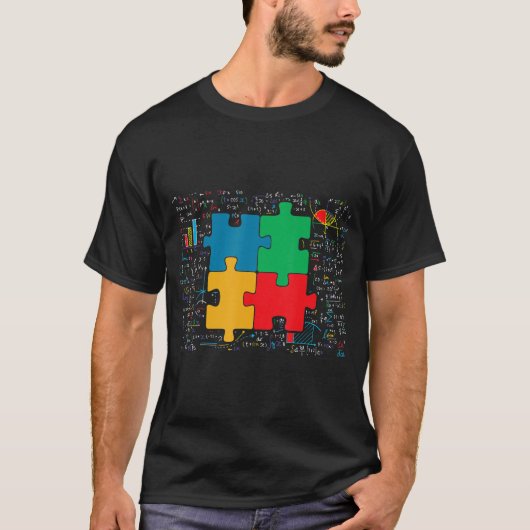 マスターソルバージグソーパズル数学 Tシャツ (正面)