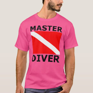 マスターダイバースキューバダイビング国旗 Tシャツ