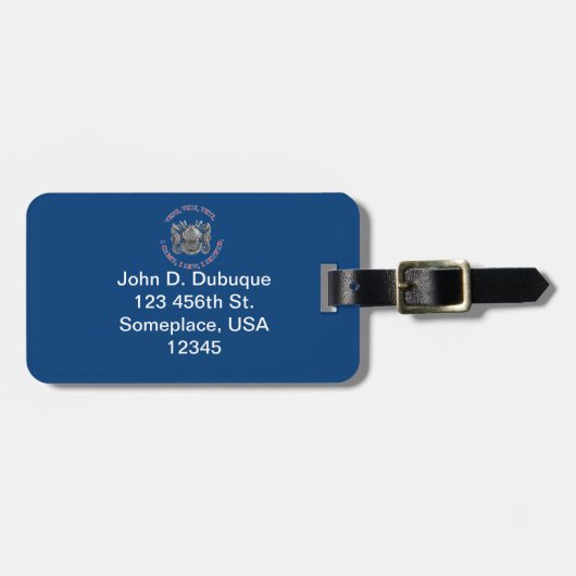 マスターダイバーVVシールド ラゲッジタグ (正面横)