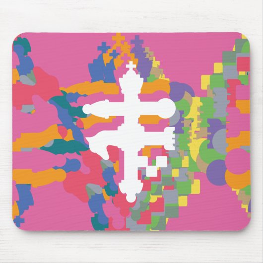 マスターチェス特殊コンプレックスカラー(Masanser Pi) マウスパッド (正面)