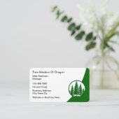 マスターツリーサービス名刺 名刺 (スタンド正面)