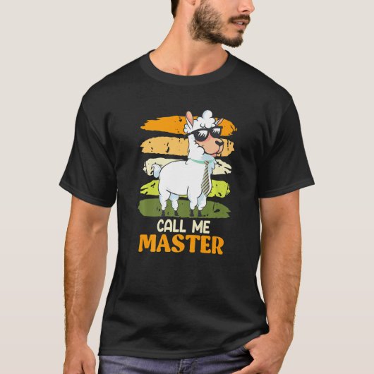 マスターディグリープレミアムに電話する Tシャツ (正面)