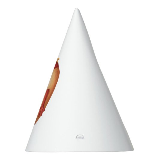 マスタードおもしろい付きホットドッグなびく紙 パーティーハット (右)