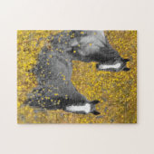 マスタードおよび馬 ジグソーパズル (横)