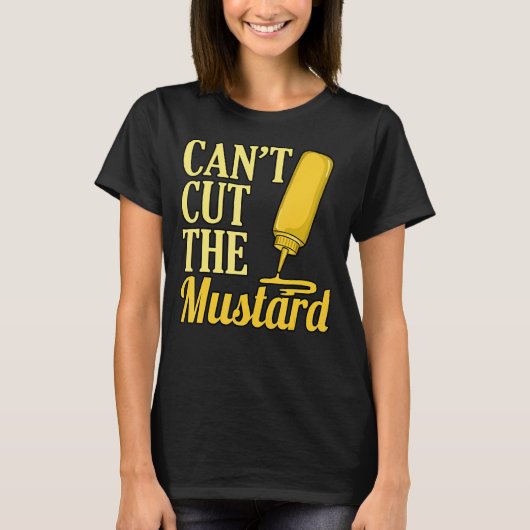 マスタードが切れない Tシャツ (正面)