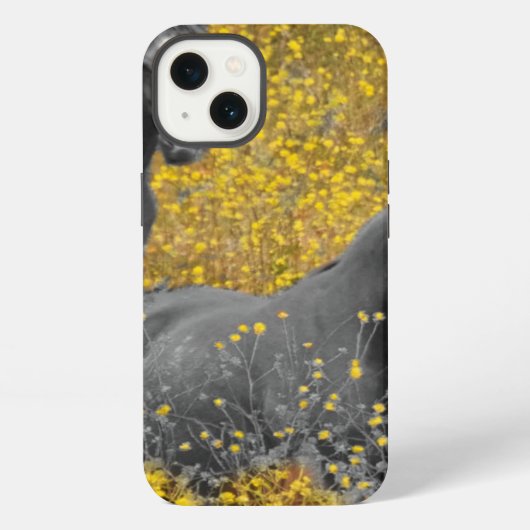 マスタードと馬 iPhoneケース (裏面)