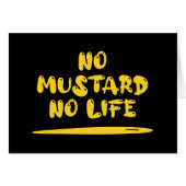 マスタードなしでは生きられないカード (正面横)