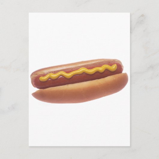 マスタードのホットドッグ ポストカード (正面)
