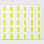 マスタードのボトル ラッピングペーパー (フラット)