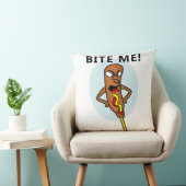 マスタードの発言を用いるお洒落なアメリカンドッグは私をかみます クッション (椅子)