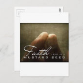 マスタードの種のように小さい信仰 ポストカード (正面/裏面)