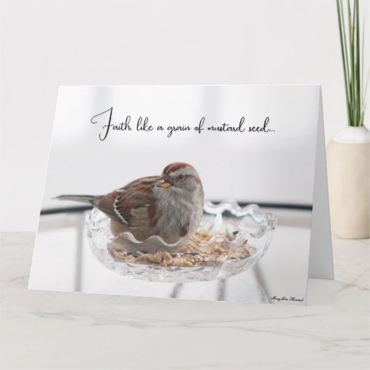 マスタードの種の粒のように – 気に & 懸念カード カード (正面)