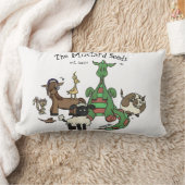 「マスタードの種」装飾用クッション ランバークッション (ブランケット)